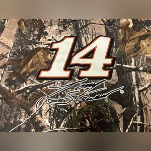 Nascar Tony Stewart #14 Mens XL Camo Racing T-Shirt Short Sleeve Chase Authentic